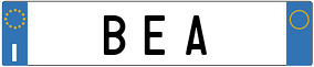 Truck License Plate